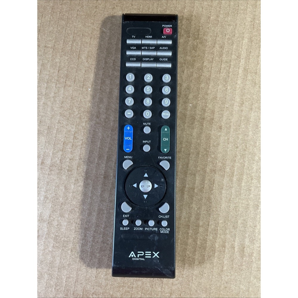 Remote Control For Apex Digital LD240M LD1919M LD3249RM